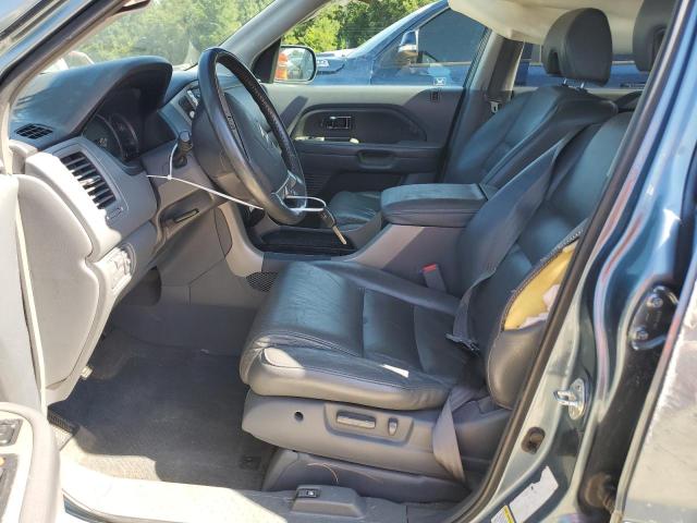 5FNYF28507B015204 - 2007 HONDA PILOT EXL TEAL photo 7