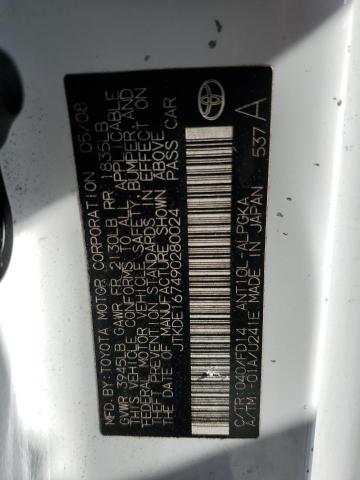 JTKDE167490280024 - 2009 TOYOTA SCION TC 白色 照片 12