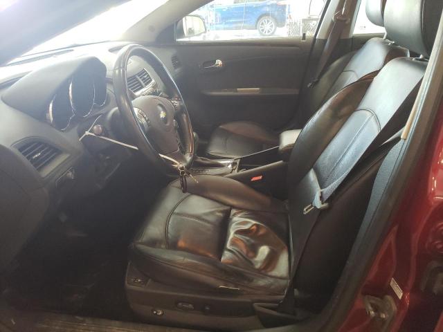 1G1ZE5EB8AF124640 - 2010 CHEVROLET MALIBU LTZ მუქწითელი ფოტო 7