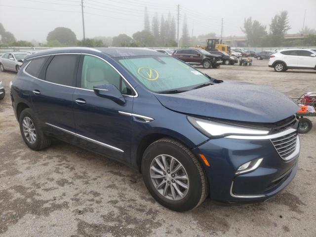 5GAERBKW7NJ176975 - 2022 BUICK ENCLAVE ESSENCE BLUE photo 4