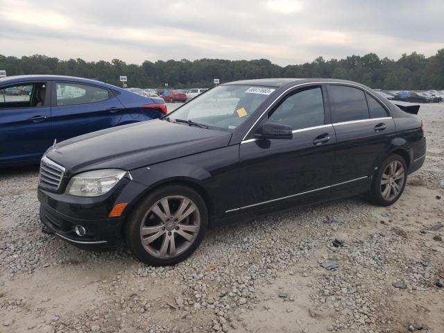 WDDGF5EB1BR163877 - 2011 MERCEDES-BENZ C 300 BLACK photo 1