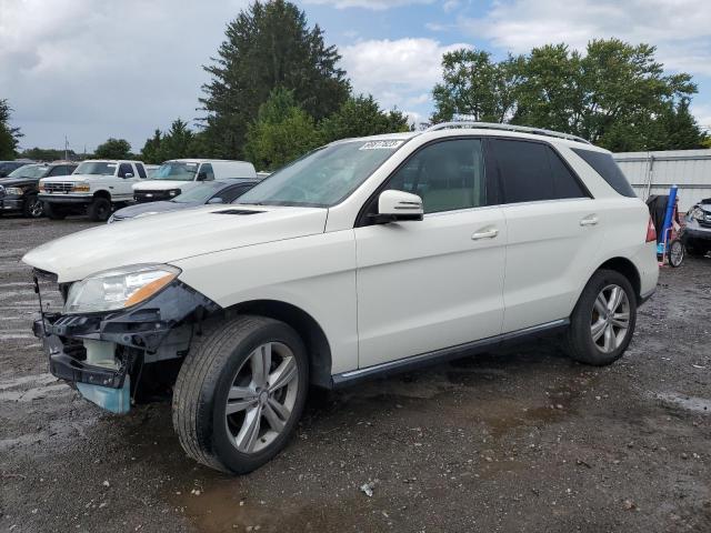 4JGDA5HB3DA218138 - 2013 MERCEDES-BENZ ML 350 4MATIC WHITE photo 1