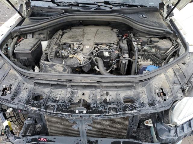 4JGDA5HB3DA218138 - 2013 MERCEDES-BENZ ML 350 4MATIC WHITE photo 12