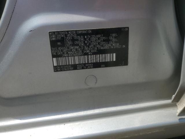 JTMBF4DV7AD028957 - 2010 TOYOTA RAV4 ვერცხლისფერი ფოტო 13