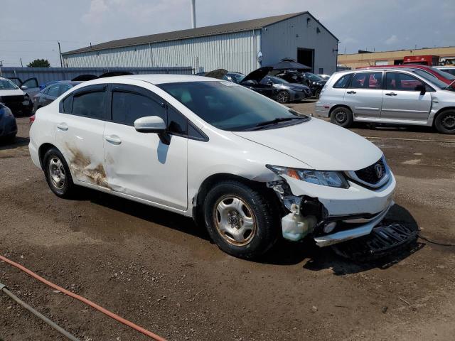 2HGFB2F44EH023621 - 2014 HONDA CIVIC LX WHITE photo 4