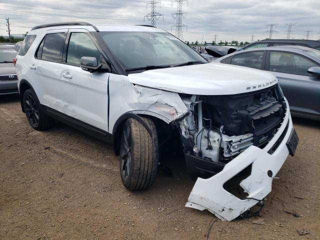 1FM5K8DH6KGA65763 - 2019 FORD EXPLORER XLT WHITE photo 4