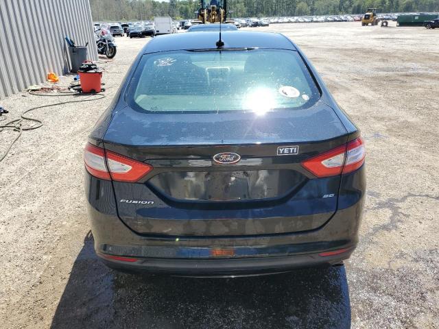 3FA6P0H77ER258214 - 2014 FORD FUSION SE BLACK photo 6