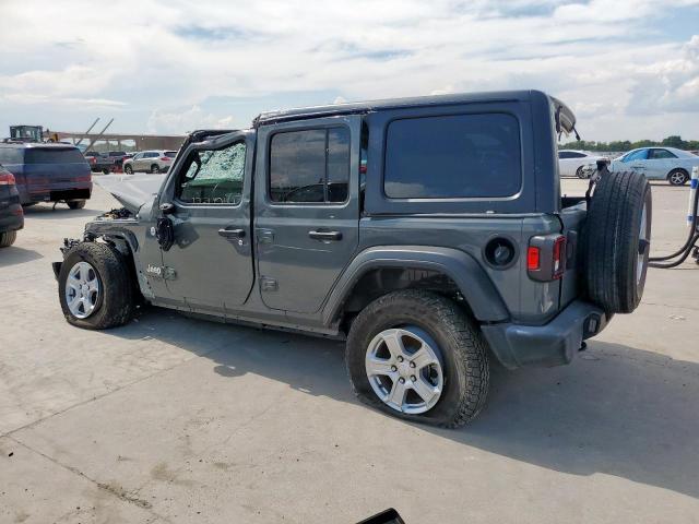 1C4HJXDN0MW509619 - 2021 JEEP WRANGLER UNLIMITED SPORT GRAY photo 2