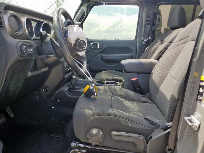 1C4HJXDN0MW509619 - 2021 JEEP WRANGLER UNLIMITED SPORT GRAY photo 7