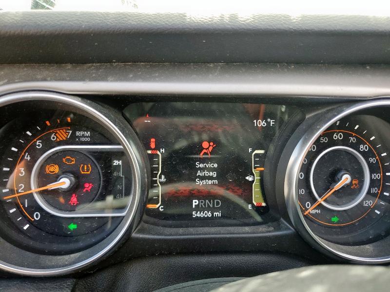 1C4HJXDN0MW509619 - 2021 JEEP WRANGLER UNLIMITED SPORT GRAY photo 9