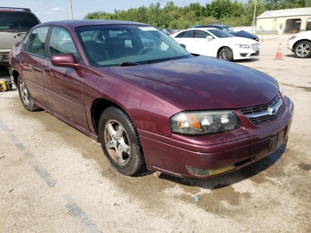 2G1WH52K349436568 - 2004 CHEVROLET IMPALA LS MAROON photo 4