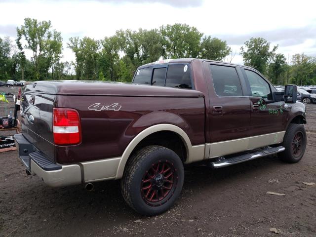 1FTPW14V98KC19581 - 2008 FORD F150 SUPERCREW BROWN photo 3