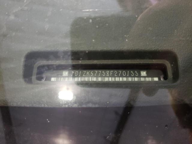 1G1ZK57738F270133 - 2008 CHEVROLET MALIBU LTZ Tünd qırmızı foto 12