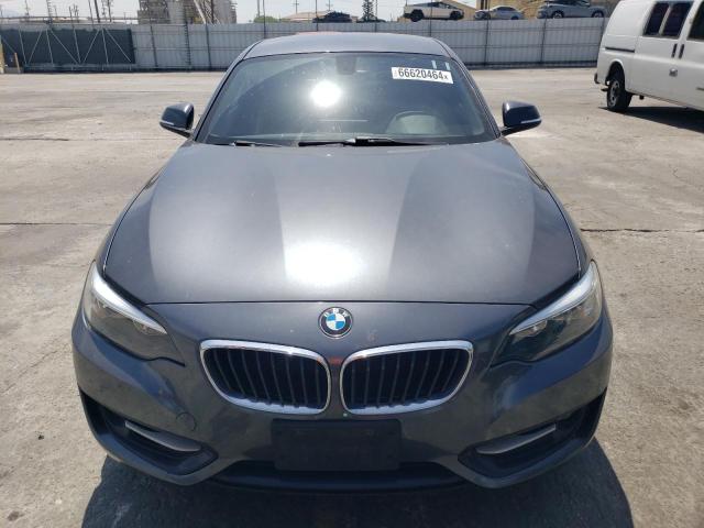 WBA1F9C58GV544223 - 2016 BMW 228 I SULEV GRAY photo 5