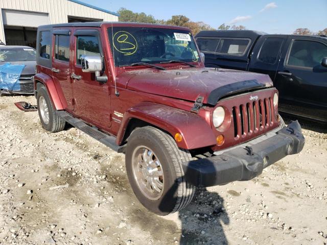 1J4GB59187L227618 - 2007 JEEP WRANGLER SAHARA BURGUNDY photo 1