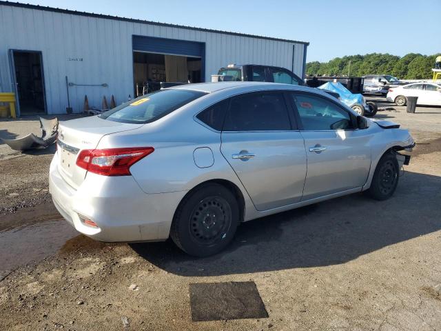 3N1AB7AP5KY369483 - 2019 NISSAN SENTRA S SILVER photo 3
