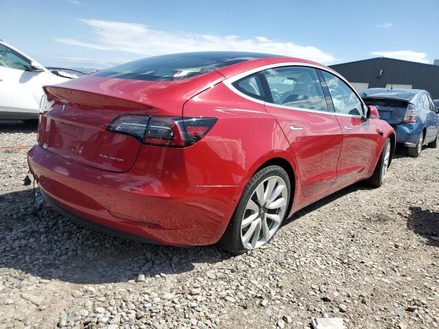 5YJ3E1EB3JF097583 - 2018 TESLA MODEL 3 RED photo 3