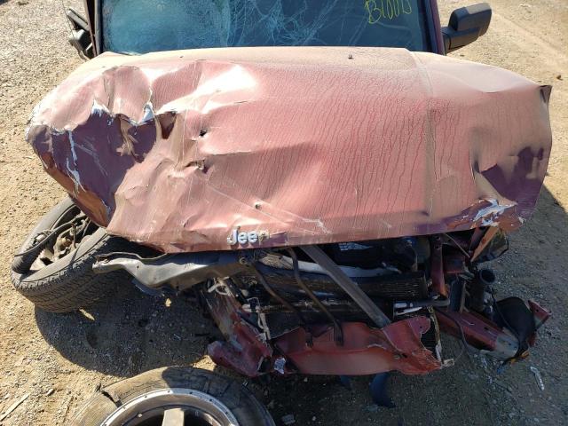 1J8HG48P87C632947 - 2007 JEEP COMMANDER 红色 照片 12