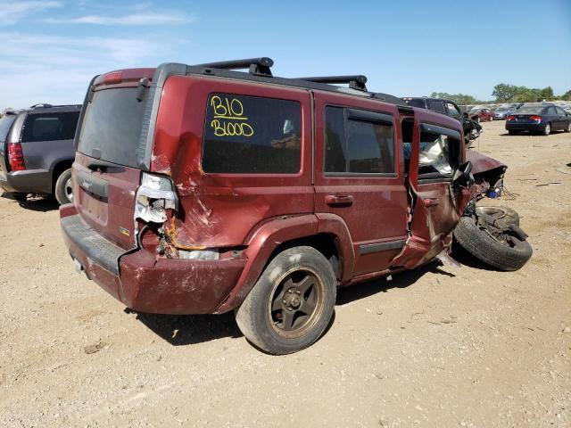 1J8HG48P87C632947 - 2007 JEEP COMMANDER 红色 照片 3