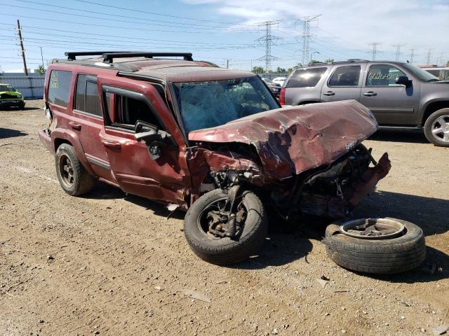 1J8HG48P87C632947 - 2007 JEEP COMMANDER RED photo 4