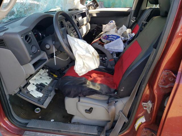 1J8HG48P87C632947 - 2007 JEEP COMMANDER 红色 照片 7