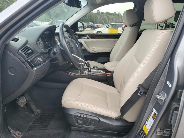 5UXWY3C51G0N87202 - 2016 BMW X3 XDRIVE28D CHARCOAL photo 7