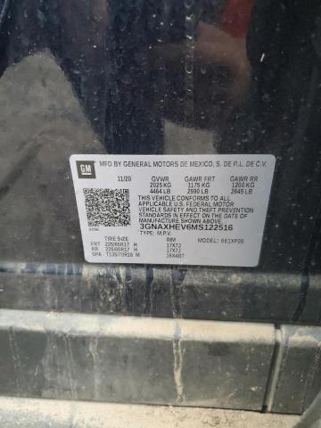 3GNAXHEV6MS122516 - 2021 CHEVROLET EQUINOX LS ლურჯი ფოტო 13