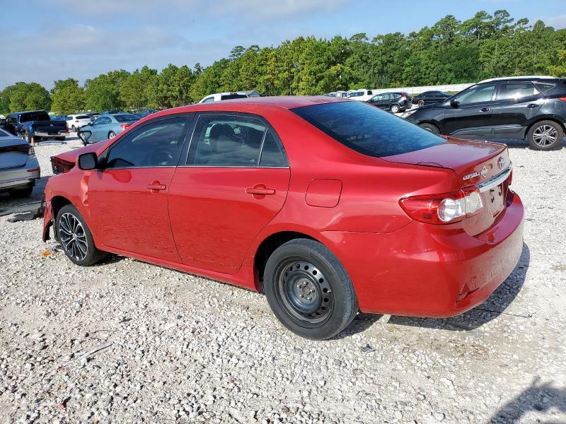 5YFBU4EEXDP178244 - 2013 TOYOTA COROLLA BASE Қызыл фото 2