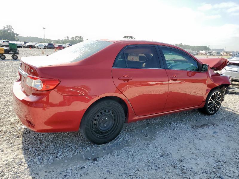 5YFBU4EEXDP178244 - 2013 TOYOTA COROLLA BASE Қызыл фото 3