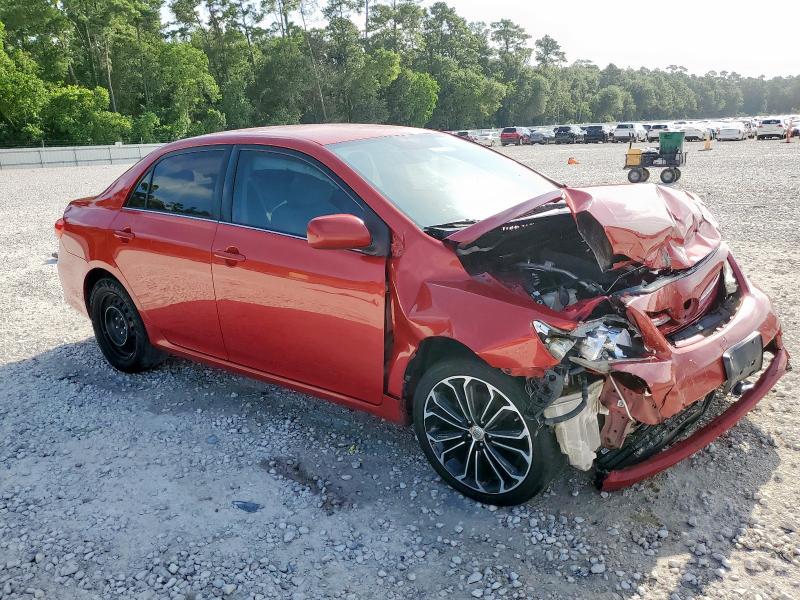 5YFBU4EEXDP178244 - 2013 TOYOTA COROLLA BASE Қызыл фото 4