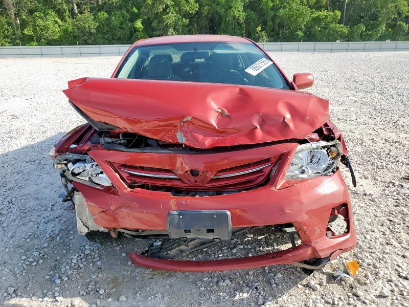 5YFBU4EEXDP178244 - 2013 TOYOTA COROLLA BASE Қызыл фото 5