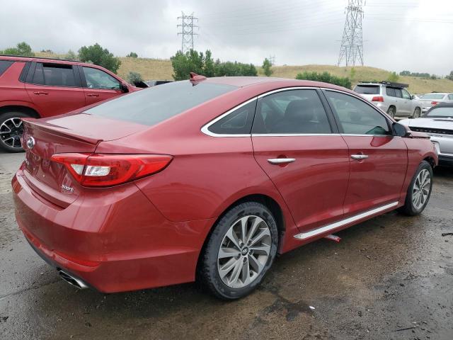 5NPE34AF5GH354505 - 2016 HYUNDAI SONATA SPORT RED photo 3