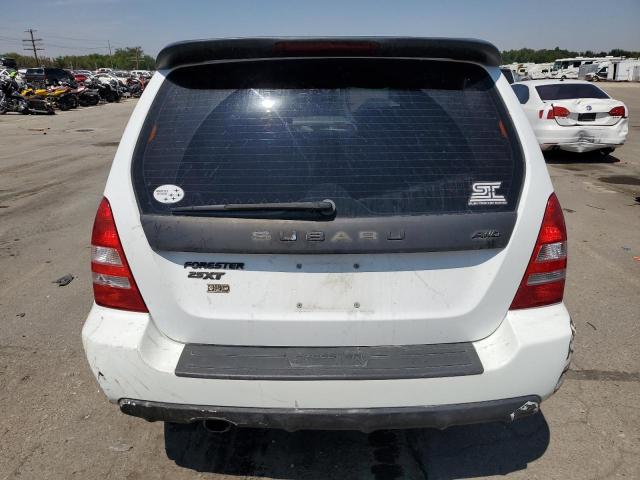 JF1SG69684H723705 - 2004 SUBARU FORESTER 2.5XT WHITE photo 6