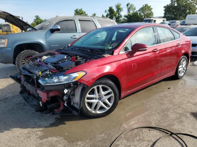 1FA6P0HD6F5113031 - 2015 FORD FUSION SE RED photo 1