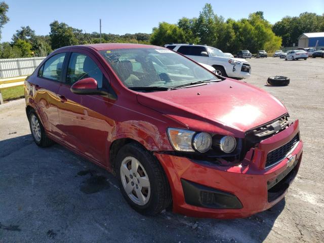 1G1JA5SH1E4234223 - 2014 CHEVROLET SONIC LS 红色 照片 4