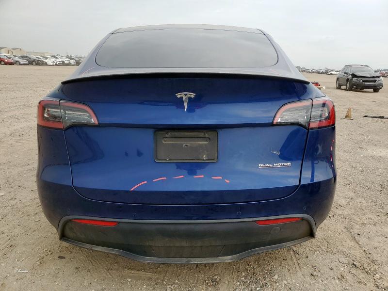 7SAYGDEFXNF319081 - 2022 TESLA MODEL Y 蓝色 照片 6