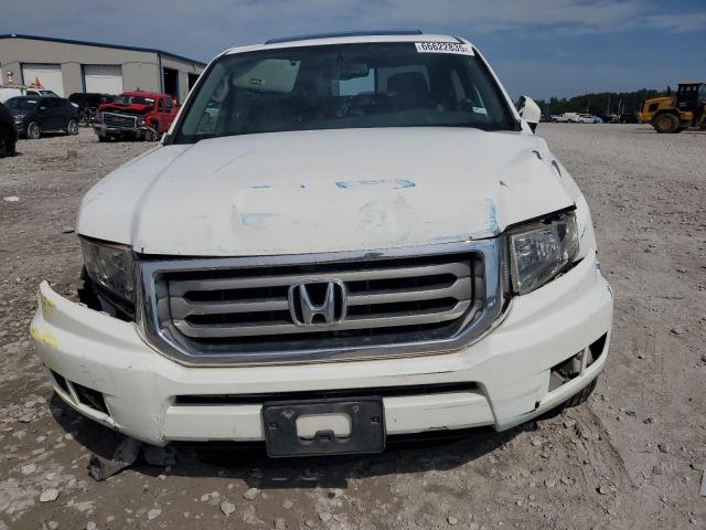 5FPYK1F54EB012075 - 2014 HONDA RIDGELINE RTL WHITE photo 5
