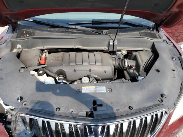 5GAKRBKDXGJ178787 - 2016 BUICK ENCLAVE RED photo 12