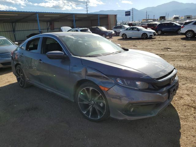 2HGFC2F8XLH592812 - 2020 HONDA CIVIC SPORT 银色 照片 4