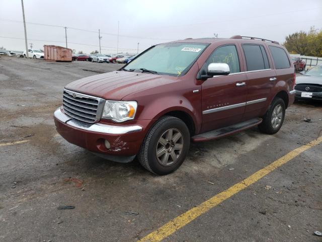 1A8HX58N38F132182 - 2008 CHRYSLER ASPEN LIMITED Marron photo 2