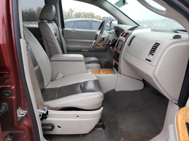 1A8HX58N38F132182 - 2008 CHRYSLER ASPEN LIMITED Marron photo 5