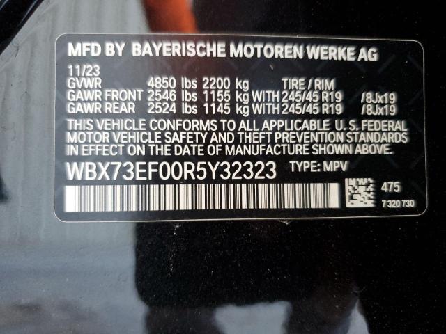 WBX73EF00R5Y32323 - 2024 BMW X1 XDRIVE28I BLACK photo 13