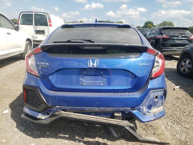 SHHFK7H46JU237405 - 2018 HONDA CIVIC SPORT BLUE photo 6