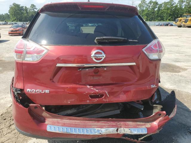 5N1AT2MT4GC778818 - 2016 NISSAN ROGUE S BURGUNDY photo 6