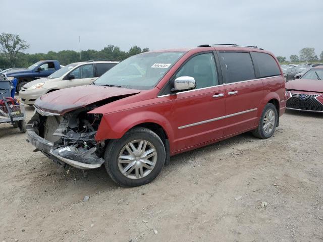 2A4RR6DX4AR149522 - 2010 CHRYSLER TOWN & COU LIMITED RED photo 1