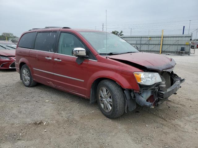 2A4RR6DX4AR149522 - 2010 CHRYSLER TOWN & COU LIMITED RED photo 4