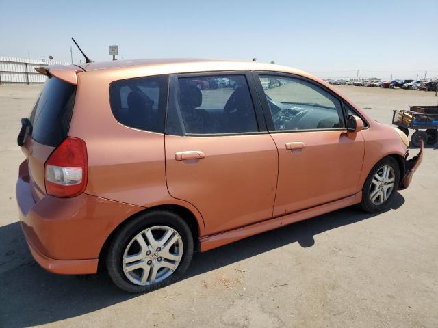 JHMGD38687S059680 - 2007 HONDA FIT S 橙色 照片 3