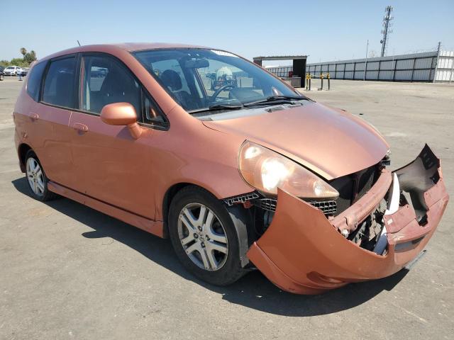 JHMGD38687S059680 - 2007 HONDA FIT S 橙色 照片 4