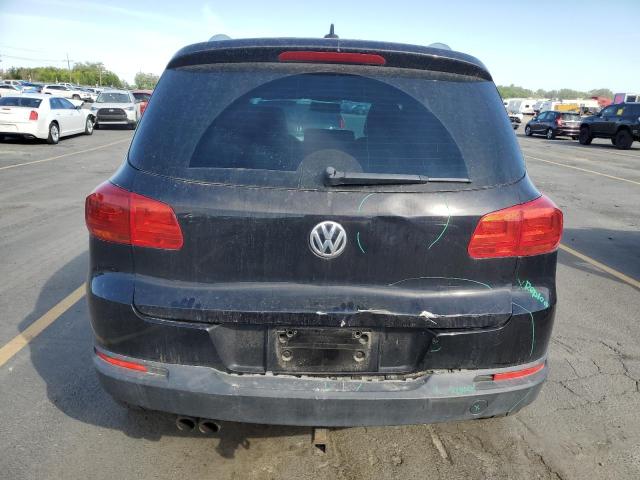 WVGBV7AX9CW548767 - 2012 VOLKSWAGEN TIGUAN S BLACK photo 6