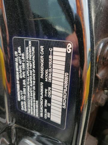 SJKCH5CP8JA060970 - 2018 INFINITI QX30 BASE BLACK photo 14